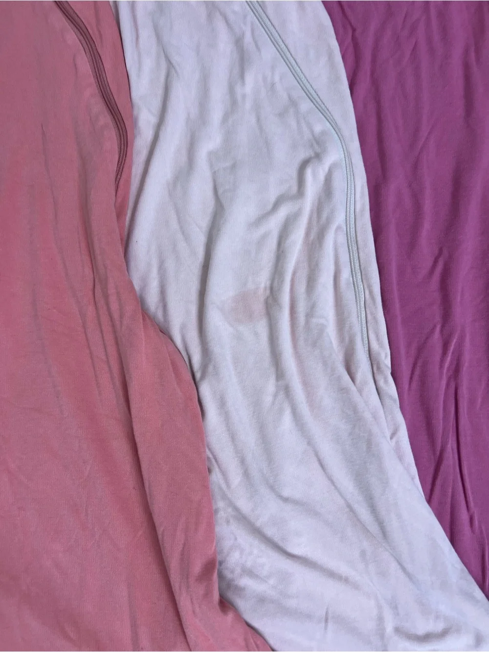 PurComfy Set of 3 Sleeveless Baby Sleep Sacks in Pink, Light Pink, Magenta